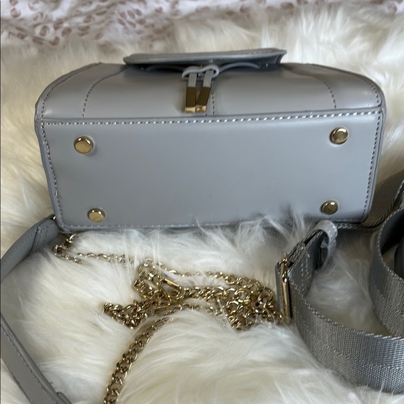 Zara Gray Mini Bag with Gold Hardware - Picture 5 of 9
